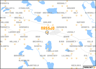 map of Nässjö