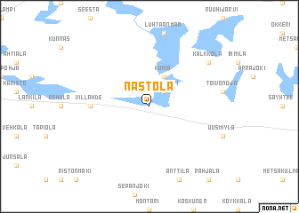 map of Nastola