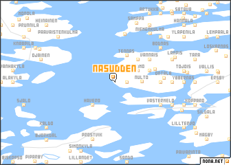 map of Näsudden