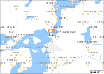 map of Näs