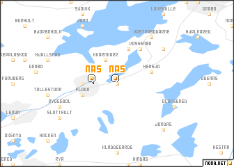 map of Näs