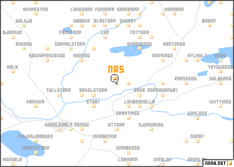 map of Näs