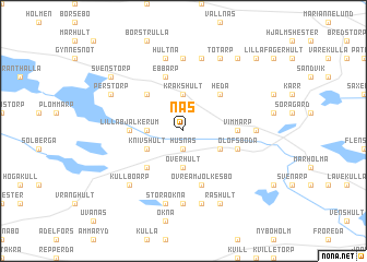 map of Näs