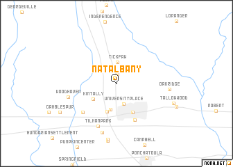 map of Natalbany