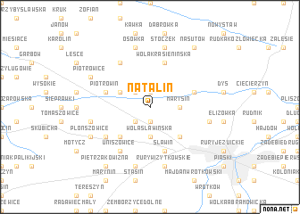 map of Natalin