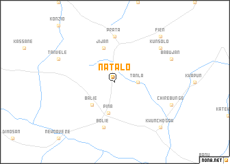 map of Natalo