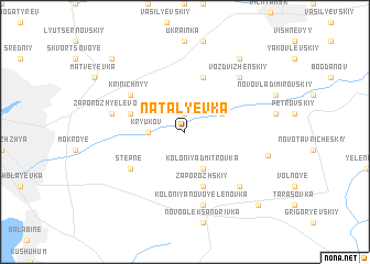 map of Natalʼyevka