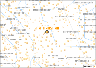 map of Nāthan Shāh