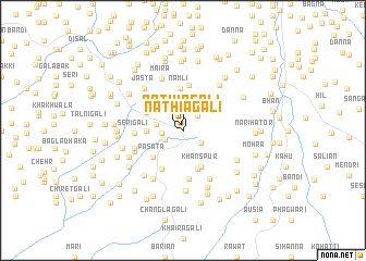 map of Nathia Gali