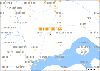 map of Natianbonga