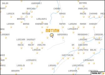 map of Na Tinh