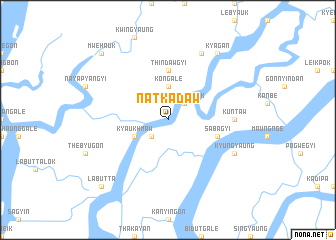 map of Natkadaw