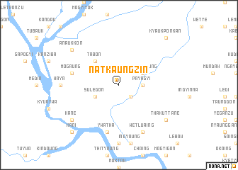 map of Natkaungzin