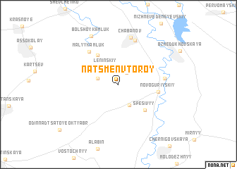 map of (( Natsmen Vtoroy ))