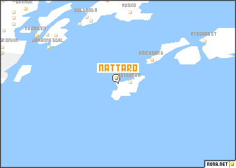 map of Nåttarö