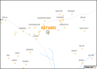 map of Natwāni