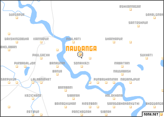 map of Naudānga