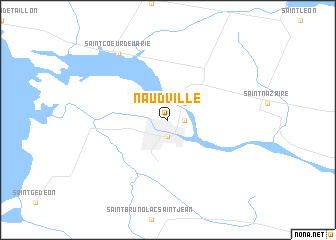 map of Naudville