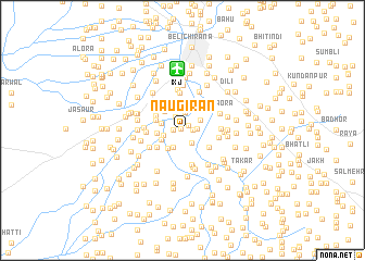 map of Naugirān