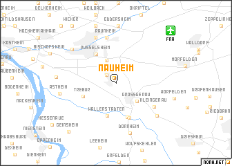 map of Nauheim