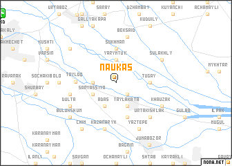 map of Naukas