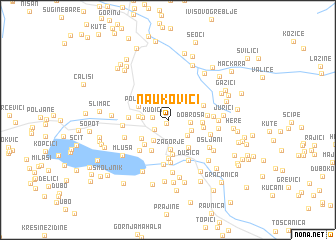 map of Naukovići