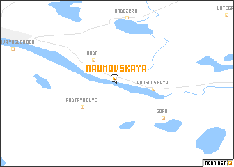 map of Naumovskaya