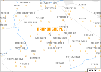 map of Naumovskoye