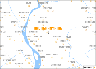 map of Naungkamyaing