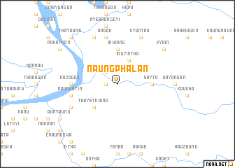 map of Naungphalan