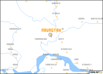 map of Naungtaw