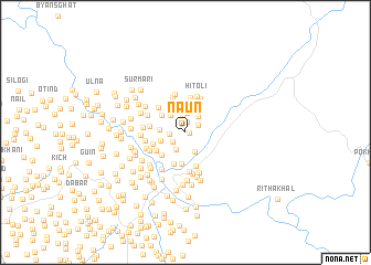 map of Nāun