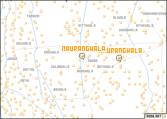 map of Naurangwāla