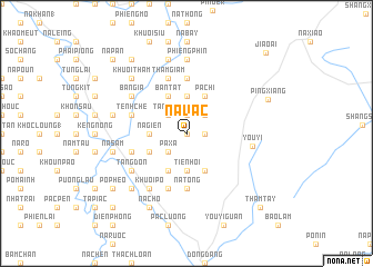 map of Nà Vác