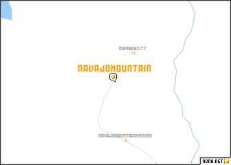 map of Navajo Mountain