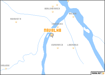 map of Navalha