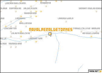 map of Navalperal de Tormes