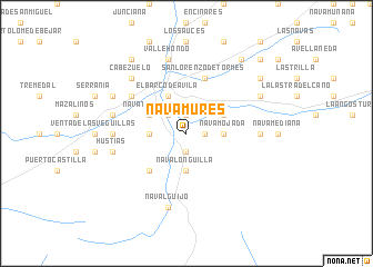 map of Navamures