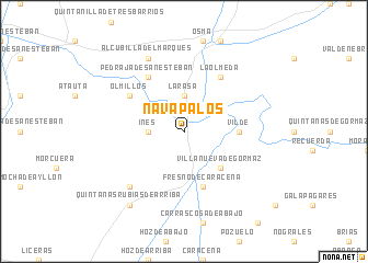 map of Navapalos