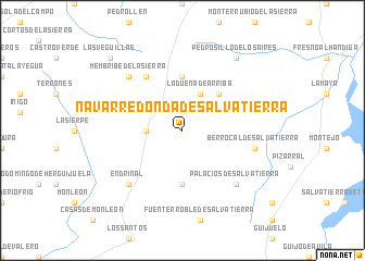 map of Navarredonda de Salvatierra