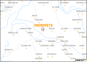 map of Navarrete