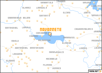 map of Navarrete