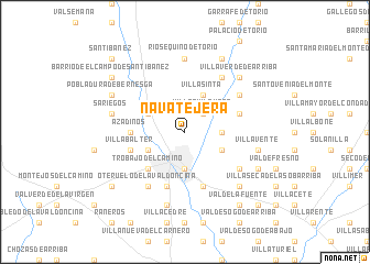 map of Navatejera