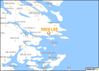 map of Nävelsö