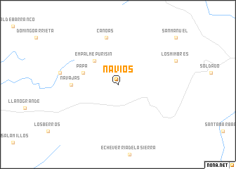 map of Navíos