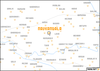 map of Nav Kandala