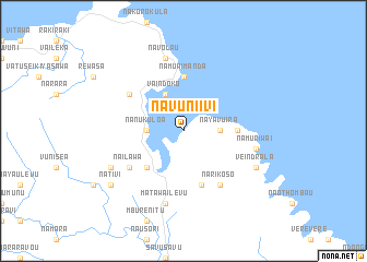 map of Navuniivi