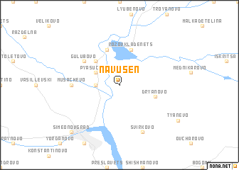 map of Navŭsen