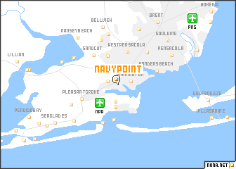 map of Navy Point