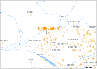 map of Nawābgarh